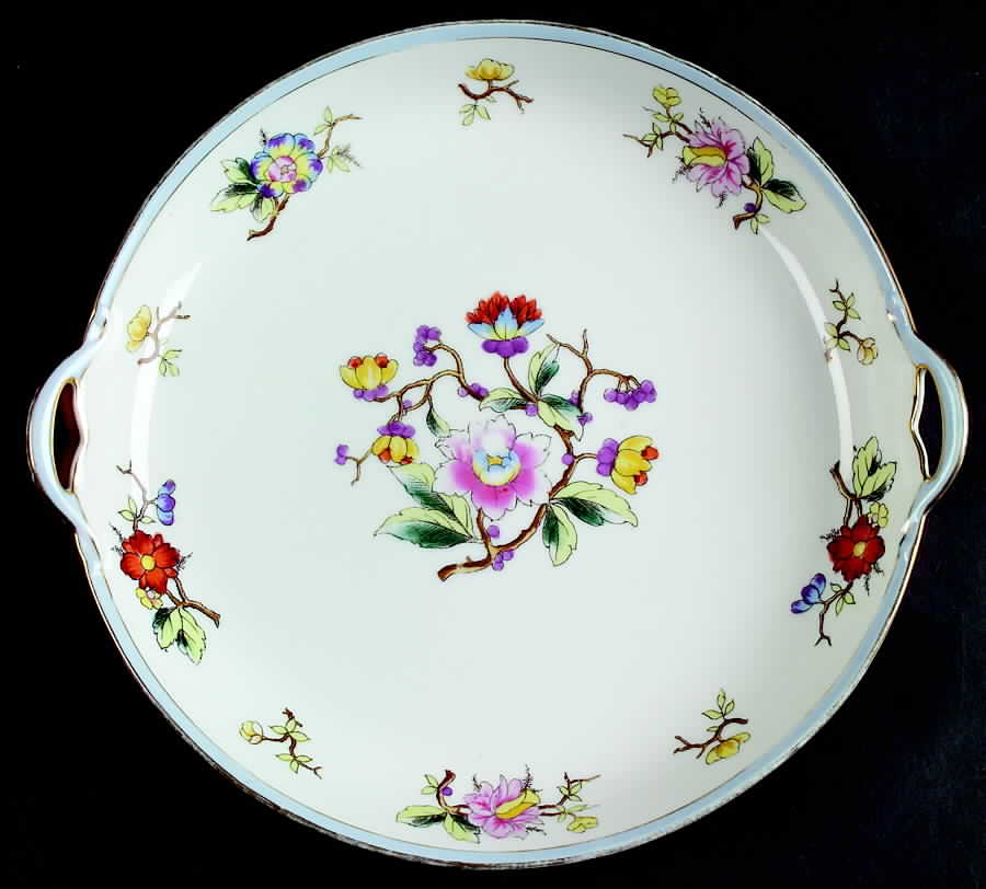 Rouen Handled Cake Plate by Noritake-1