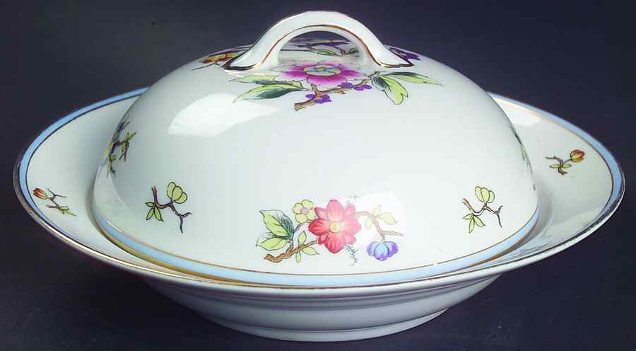 Rouen Round Covered Butter by Noritake-1