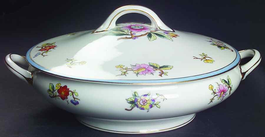 Rouen Round Covered Vegetable by Noritake-1