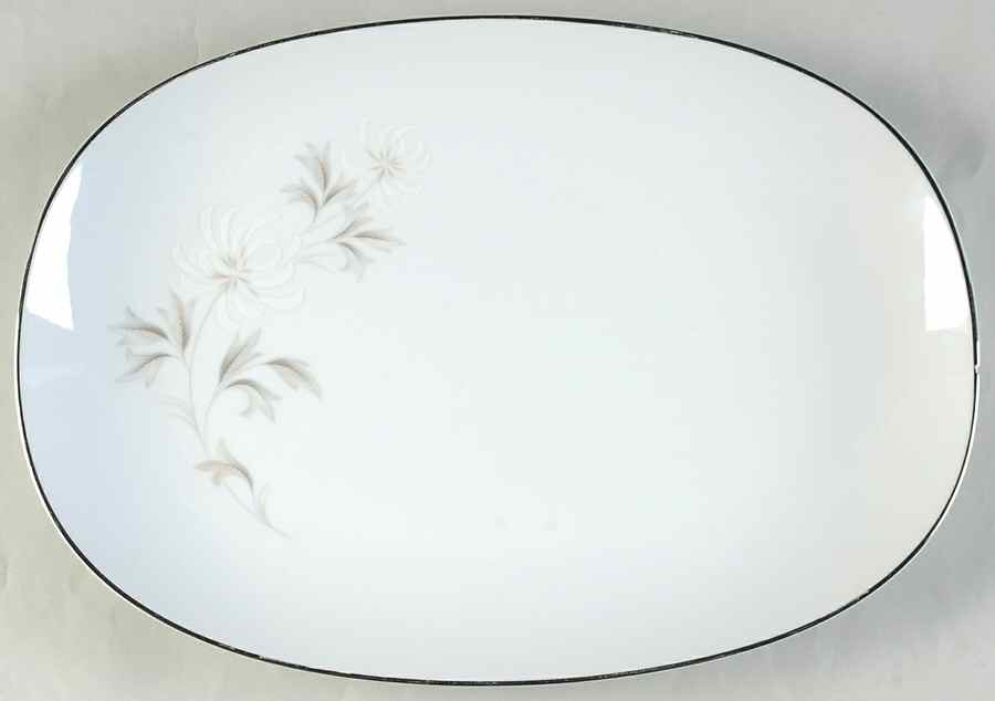 Rowena 15" Oval Serving Platter by Noritake-1