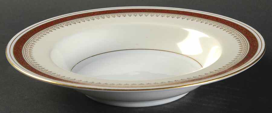 Rubeta Rim Soup Bowl by Noritake-1