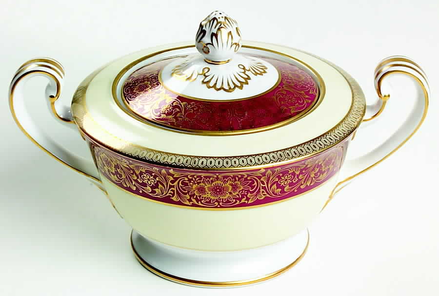 Rubigold Sugar Bowl & Lid by Noritake-1