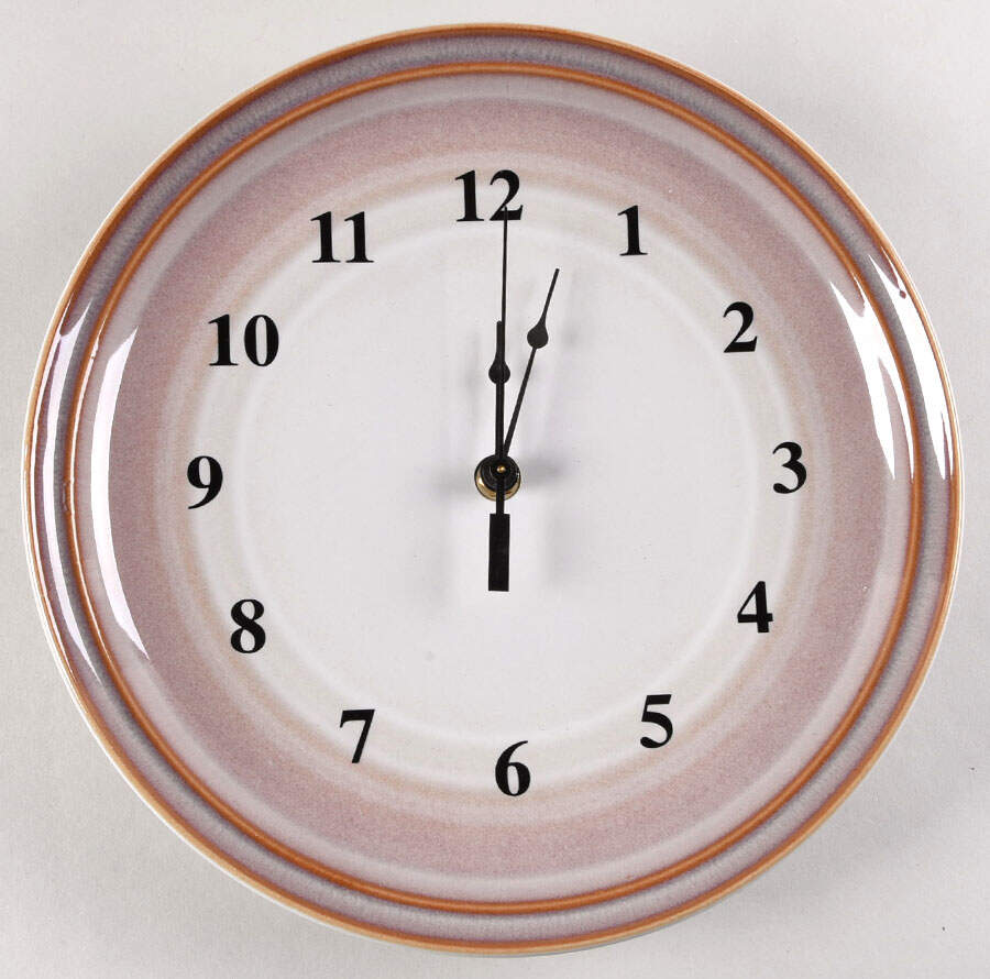 Russet 1-2" depth  Clock Plate HC by Noritake-1