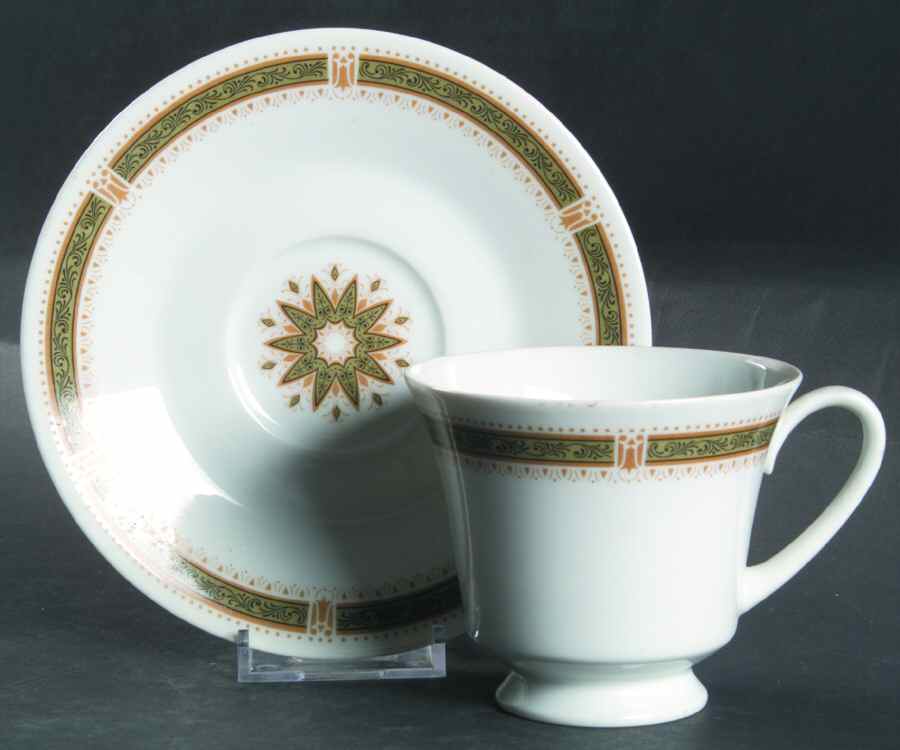 Ruskin Footed Cup & Saucer Set by Noritake-1