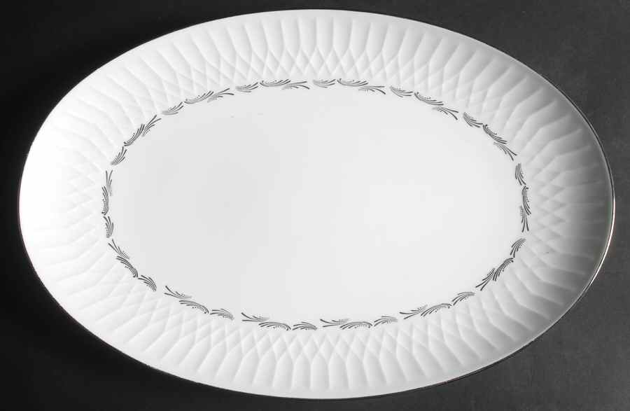 Sabina 16" Oval Serving Platter by Noritake-1