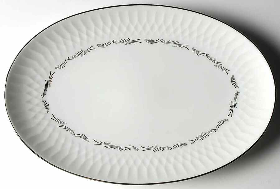 Sabina 12" Oval Serving Platter by Noritake-1