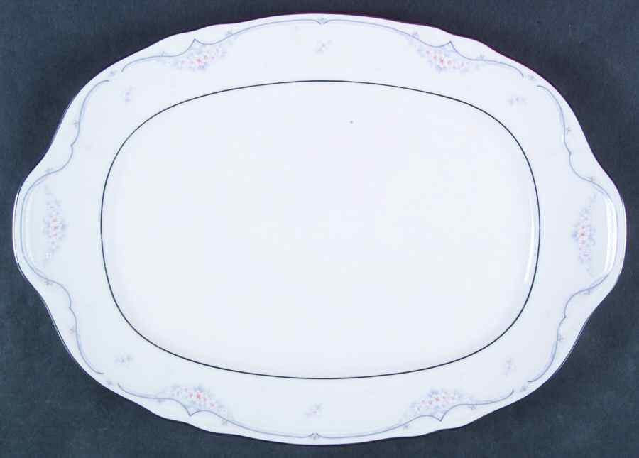 Sabetha 14" Oval Serving Platter by Noritake-1