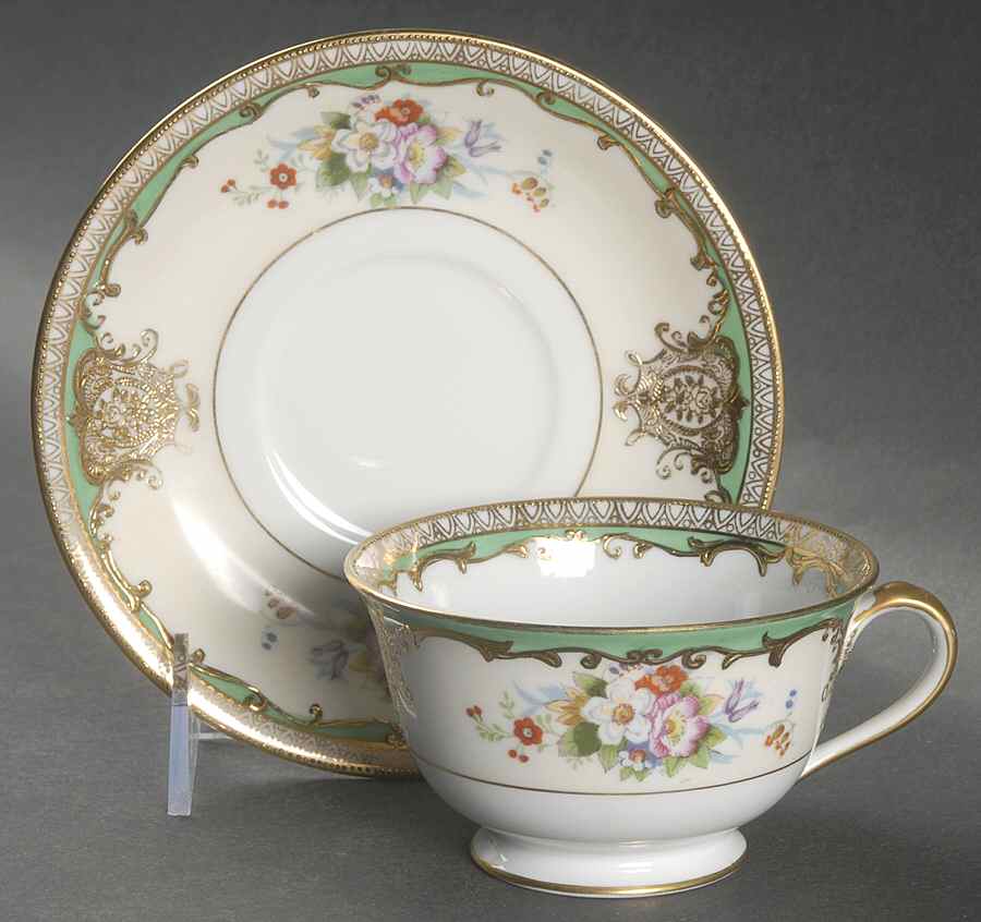 Sabina Footed Cup & Saucer Set by Noritake-1