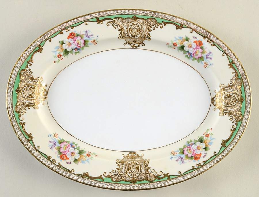 Sabina 11" Oval Serving Platter by Noritake-1