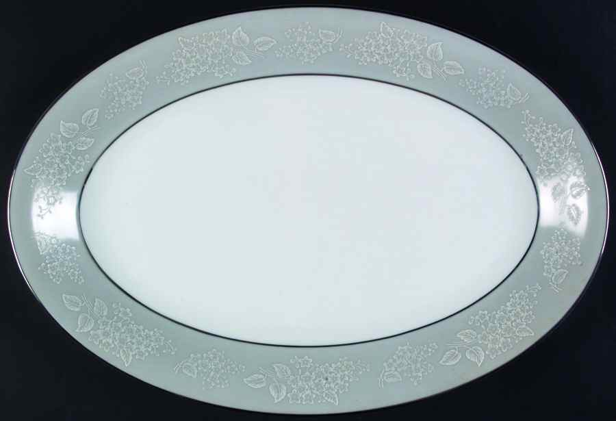 Sabrina 16" Oval Serving Platter by Noritake-1