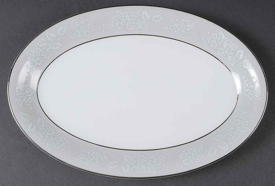 Sabrina 12" Oval Serving Platter by Noritake-1