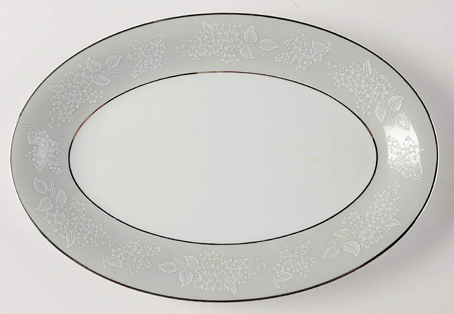 Sabrina 13" Oval Serving Platter by Noritake-1