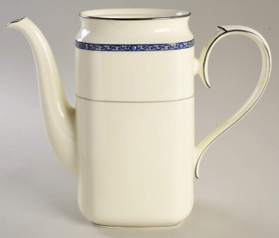 Sapphire Cathedral Coffee Pot No Lid by Noritake-1