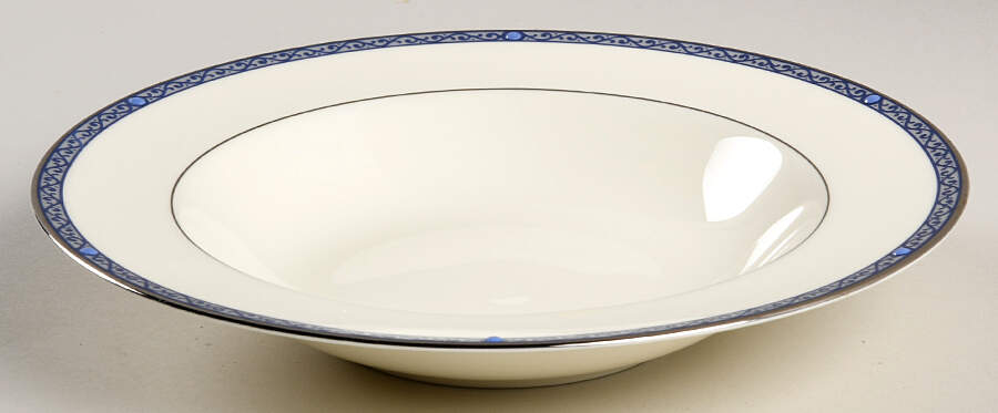 Sapphire Cathedral Rim Soup Bowl by Noritake-1