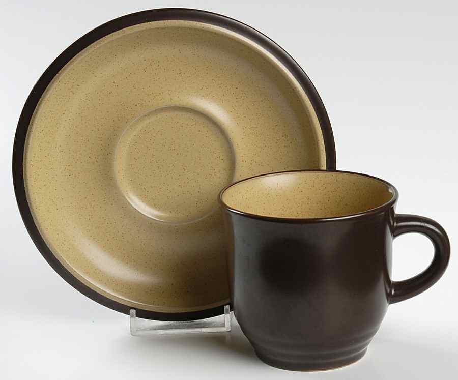 Safari Flat Cup & Saucer Set by Noritake-1