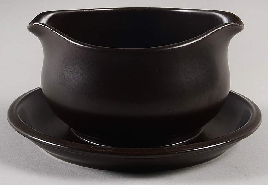 Safari Gravy Boat with Attached Underplate by Noritake-1