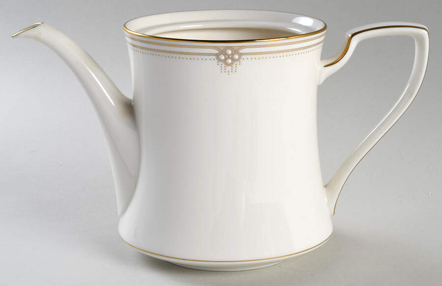 Satin Gown Teapot No Lid by Noritake-1