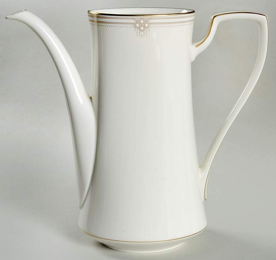 Satin Gown Coffee Pot No Lid by Noritake-1