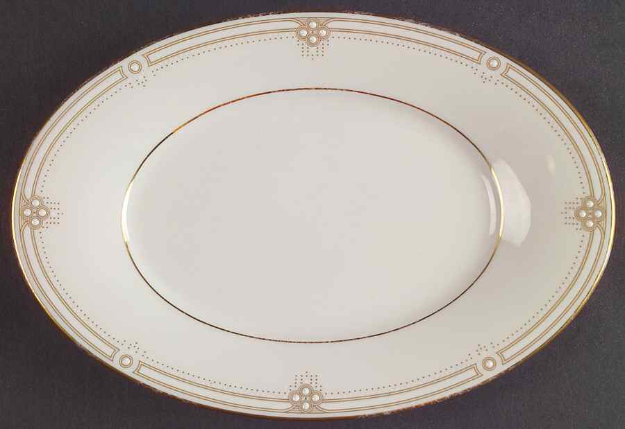 Satin Gown Relish/Butter Tray by Noritake-1