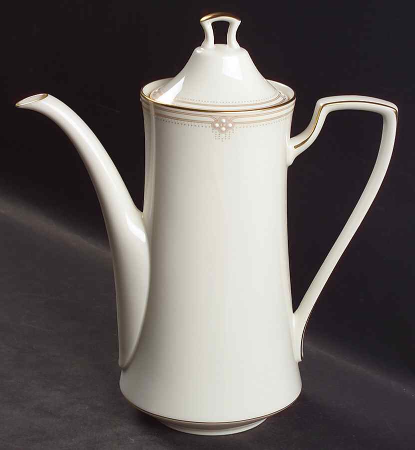 Satin Gown Coffee Pot & Lid by Noritake-1