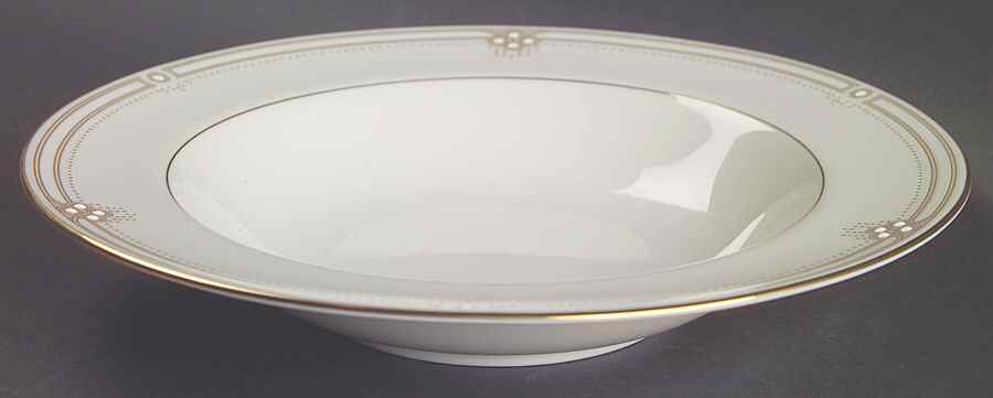 Satin Gown Rim Soup Bowl by Noritake-1