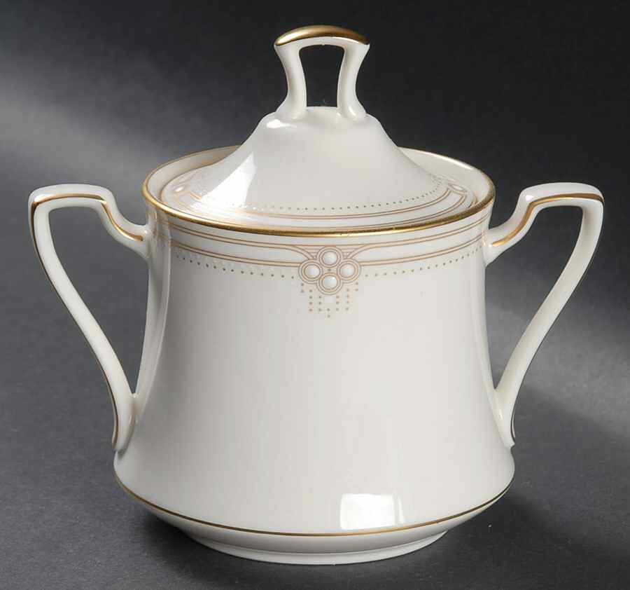 Satin Gown Sugar Bowl & Lid by Noritake-1