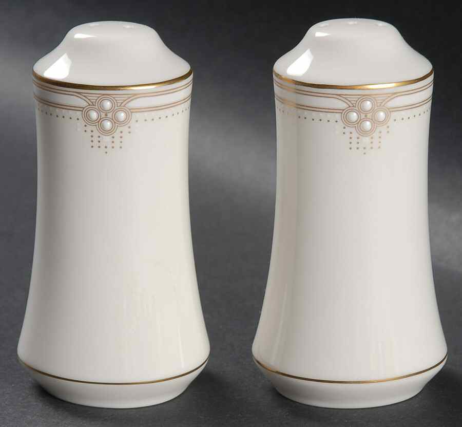 Satin Gown Salt & Pepper Set by Noritake-1