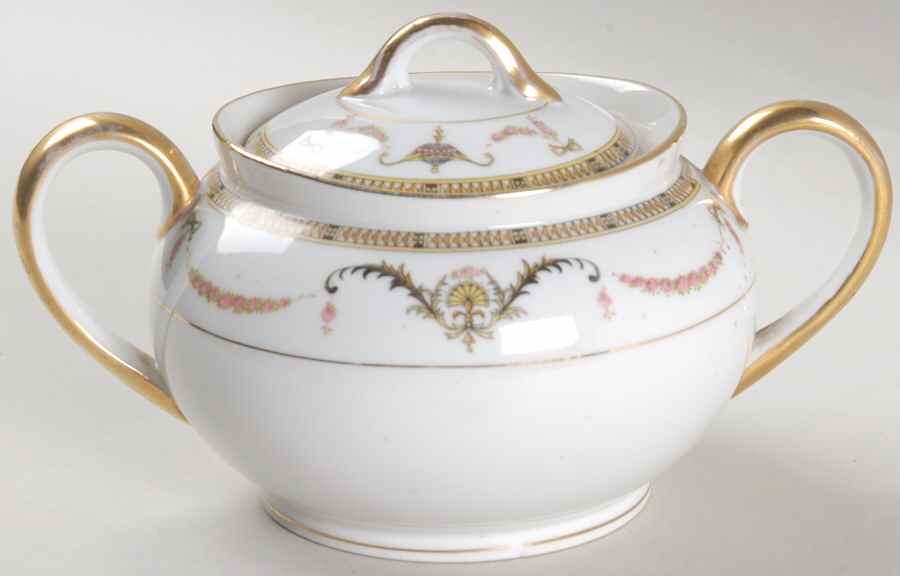 The Sahara Sugar Bowl & Lid by Noritake-1