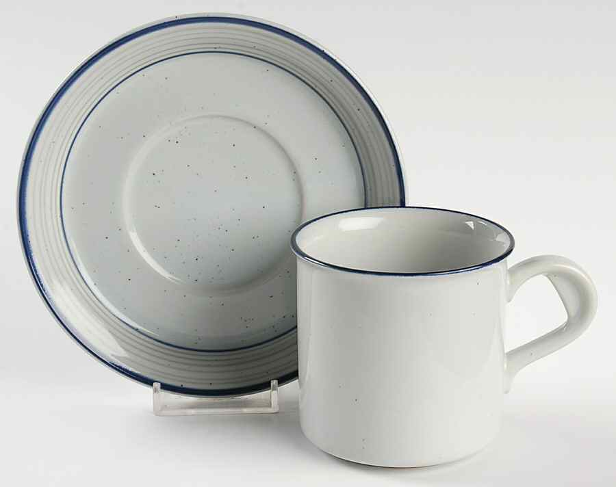 Saddle Hill Flat Cup & Saucer Set by Noritake-1