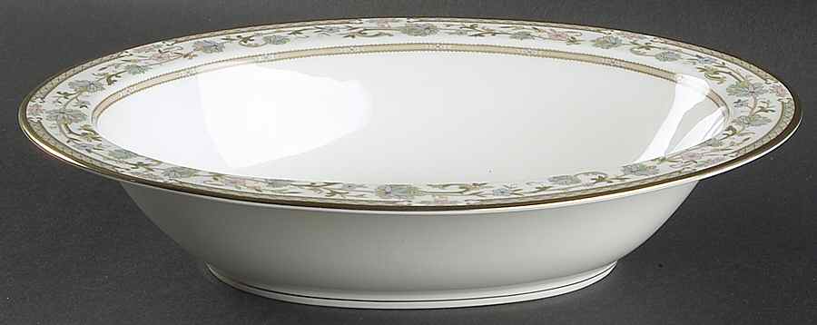 Sakura 11" Oval Vegetable Bowl by Noritake-1