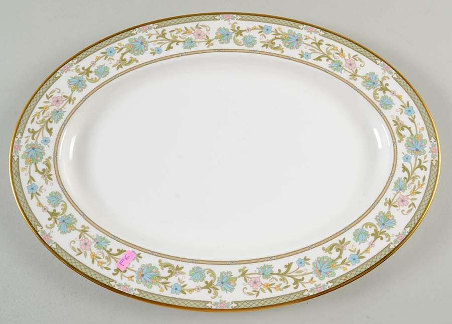 Sakura 16" Oval Serving Platter by Noritake-1