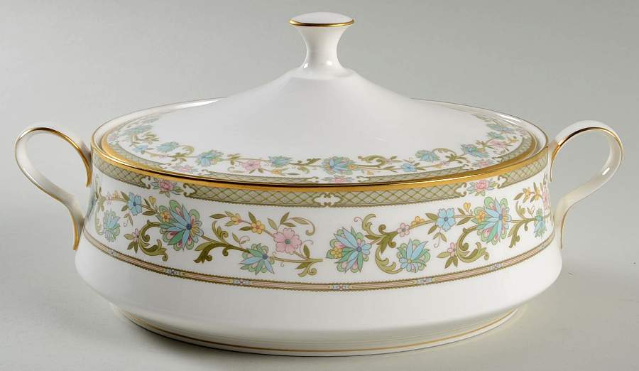 Sakura Oval Covered Vegetable by Noritake-1