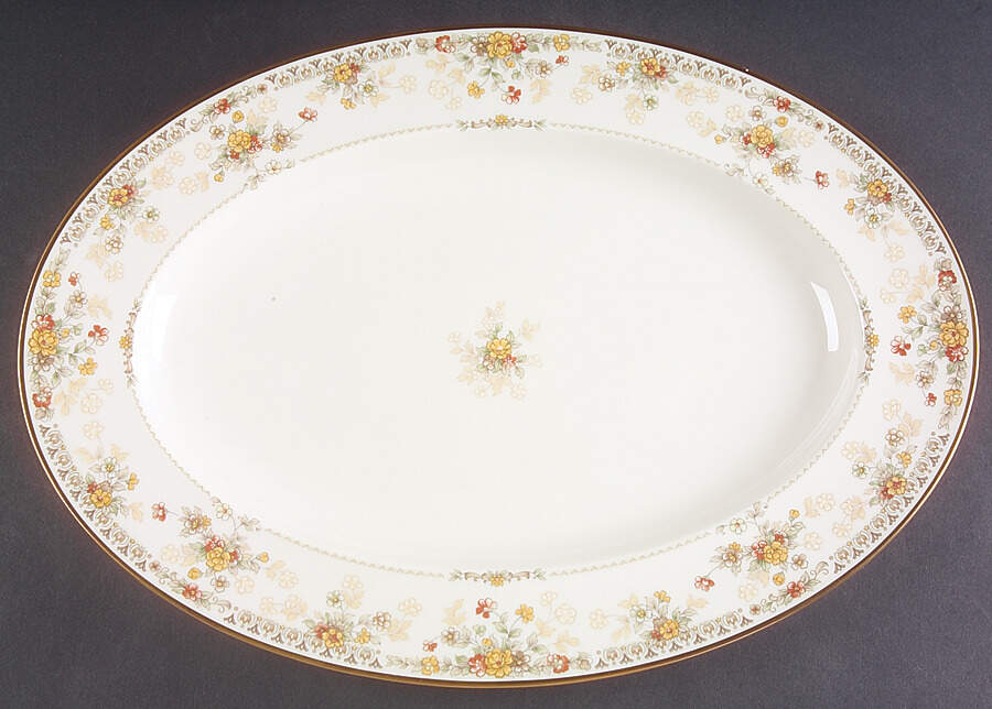 Salisbury 16" Oval Serving Platter by Noritake-1
