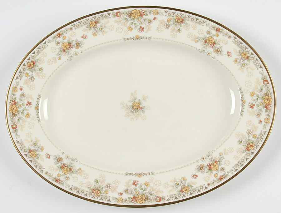 Salisbury 12" Oval Serving Platter by Noritake-1