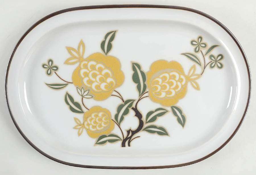 Salem 14" Oval Serving Platter by Noritake-1