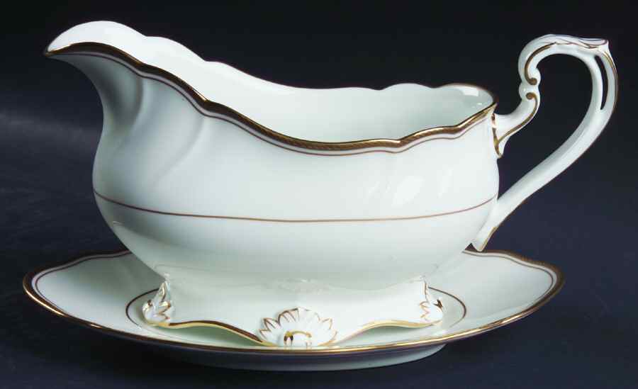 Salutation Gravy Boat & Underplate (Relish/Butter) by Noritake-1