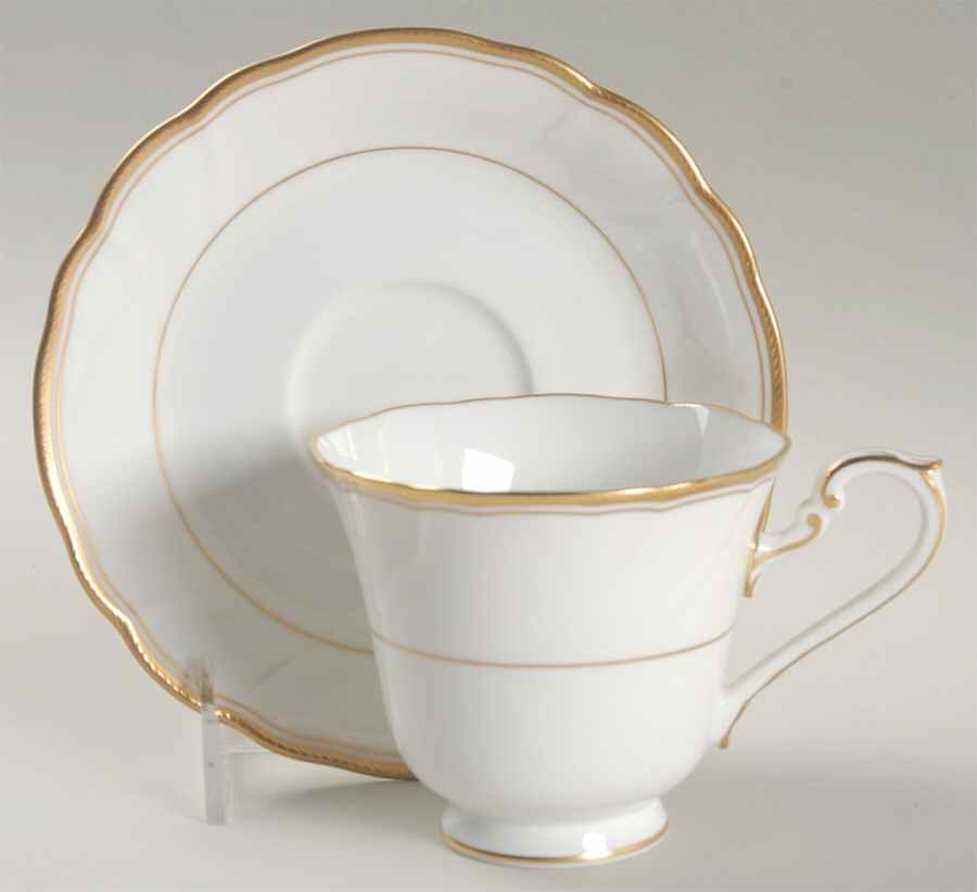 Salutation Footed Cup & Saucer Set by Noritake-1