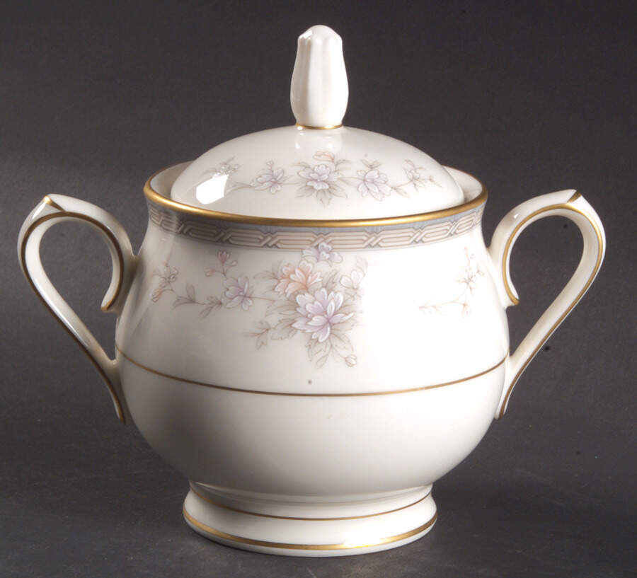 Salzburg Sugar Bowl & Lid by Noritake-1