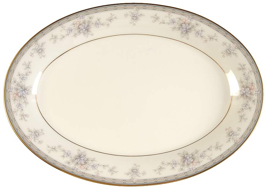 Salzburg 12" Oval Serving Platter by Noritake-1