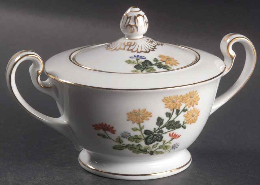 Sandra Sugar Bowl & Lid by Noritake-1