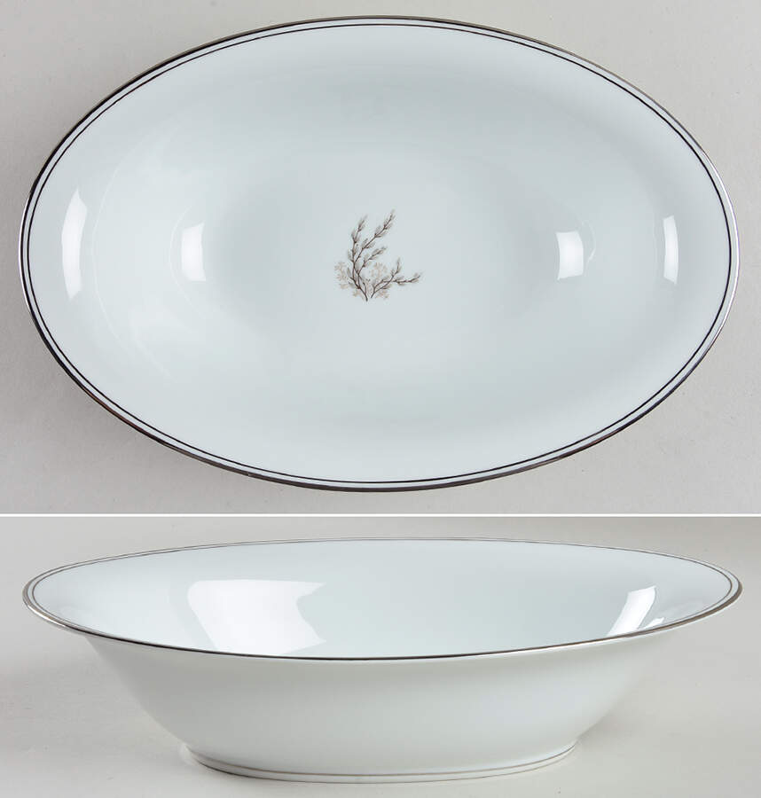 Sanford 10" Oval Vegetable Bowl by Noritake-1