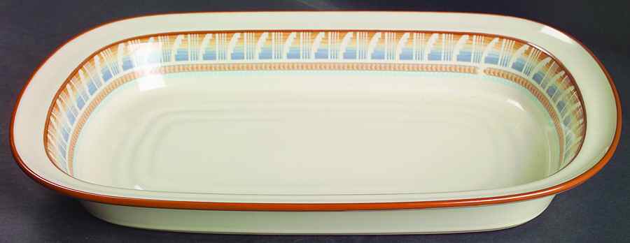 Sand 'N Sky 14" Rectangular Roaster by Noritake-1