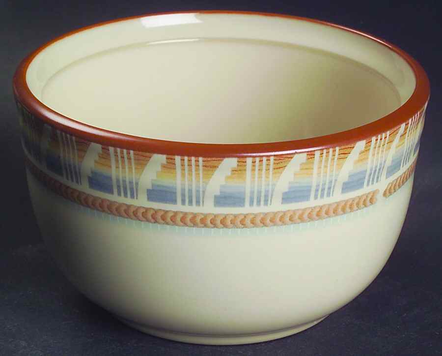 Sand 'N Sky Open Sugar/Dip Bowl(For Chip & Dip)/Indiv Baker by Noritake-1