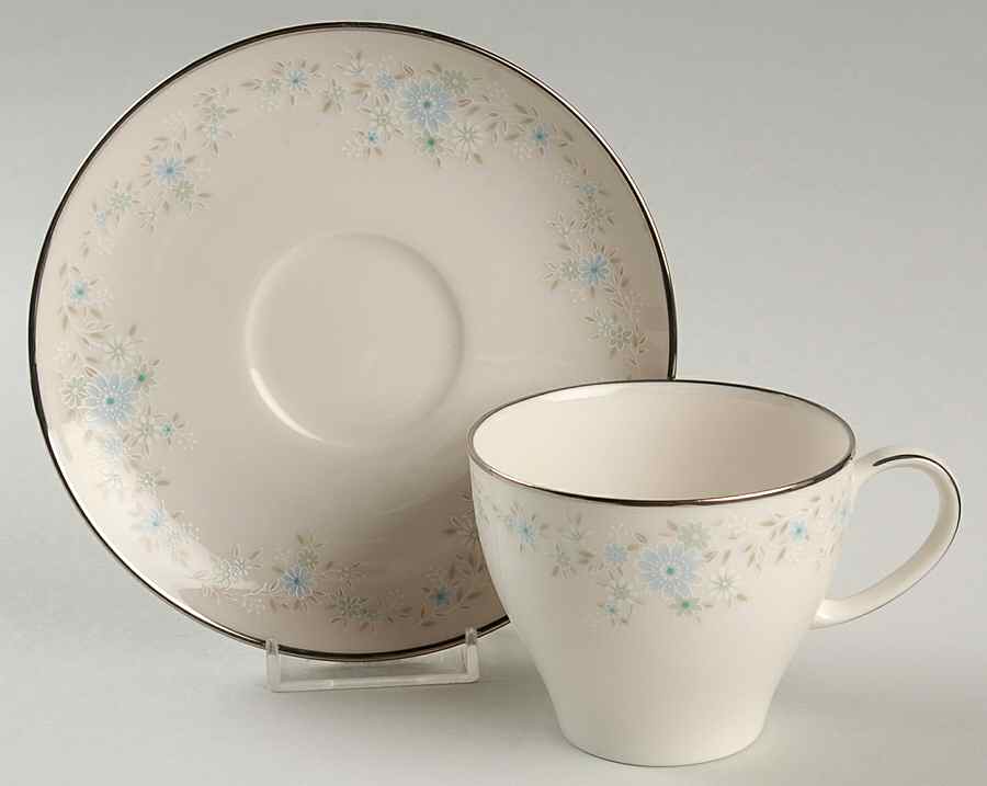 Sarita Flat Cup & Saucer Set by Noritake-1