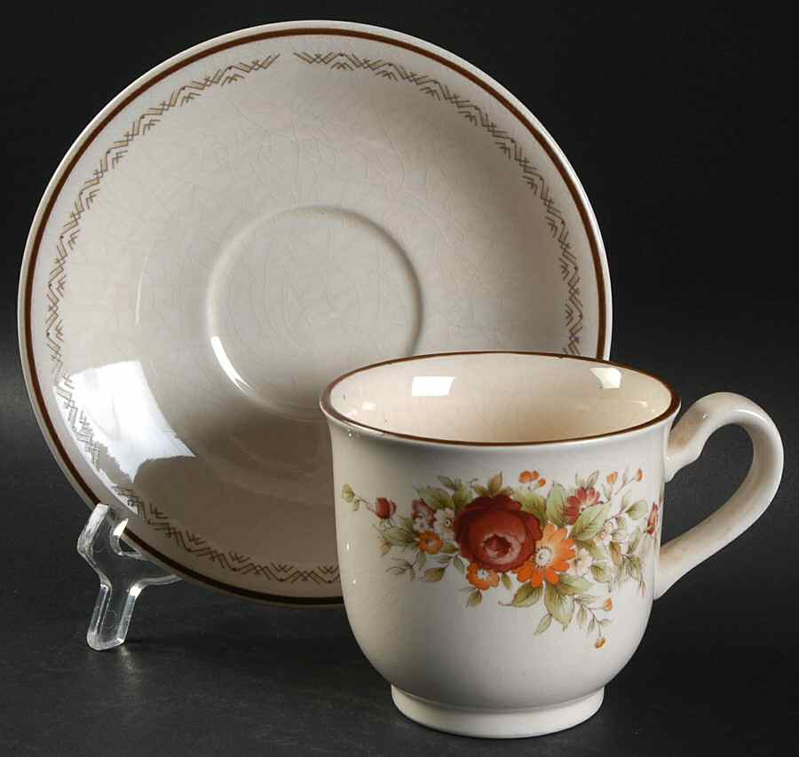 Santa Rosa Footed Cup & Saucer Set by Noritake-1