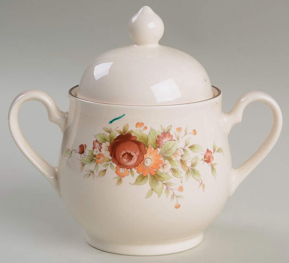 Santa Rosa Sugar Bowl & Lid by Noritake-1