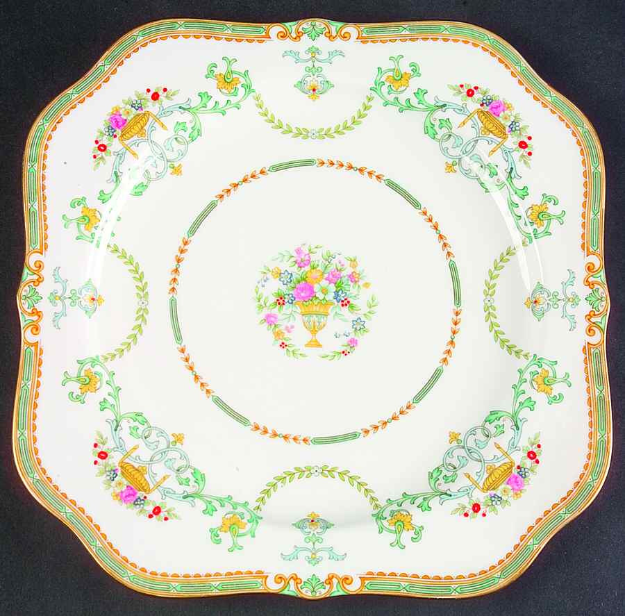 Saulsbury (No #, Smooth) Square Salad Plate by Noritake-1