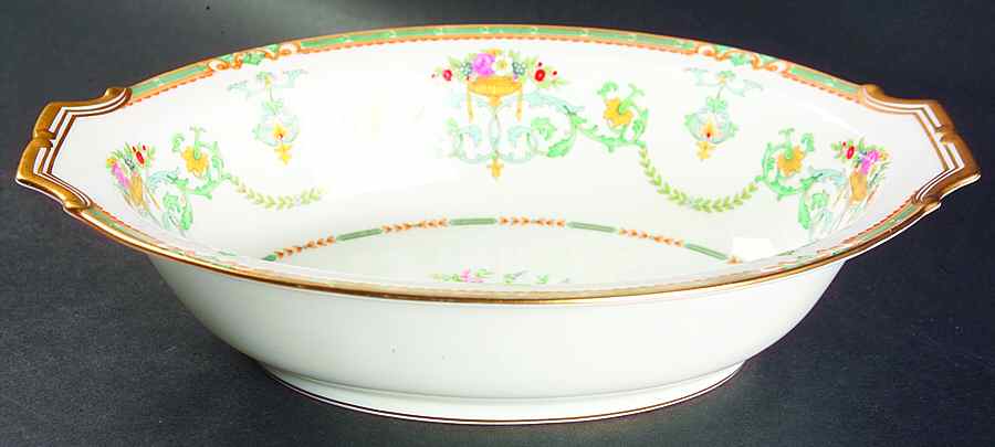 Saulsbury (No #, Smooth) 10" Oval Vegetable Bowl by Noritake-1