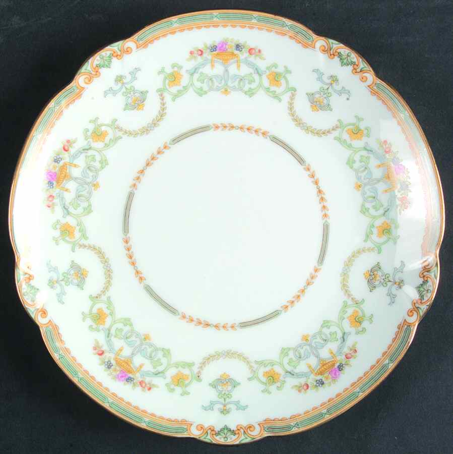 Saulsbury (No #, Scalloped) Saucer for Cream Soup Bowl by Noritake-1