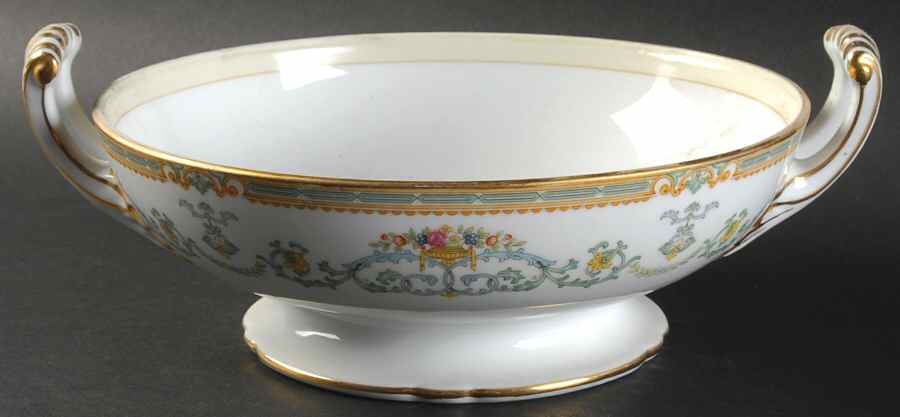 Saulsbury (No #, Scalloped) Round Vegetable No Lid by Noritake-1